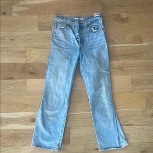 Women's Levi’s Ribcage Blue Jeans